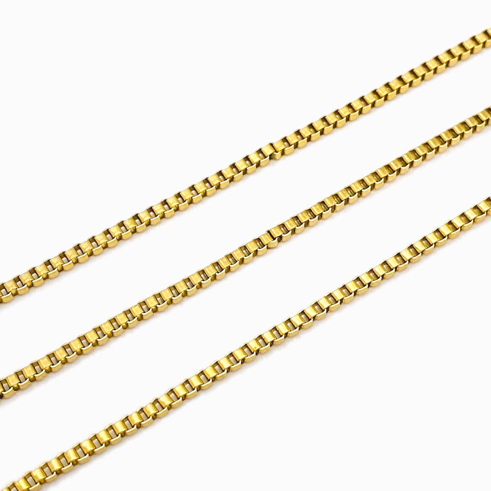 Corrente Elo Quadrado - Aço Inox