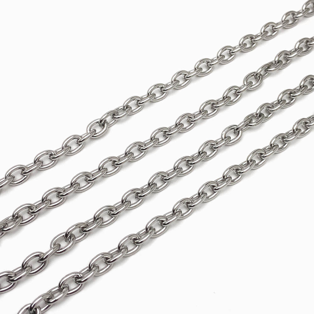 Corrente Elo Oval - Aço Inox