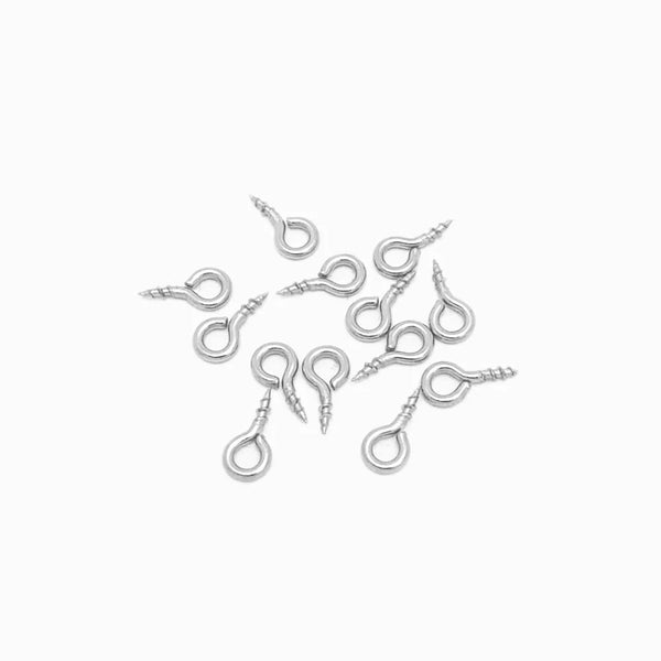 Pack 38 Camarão em Aço Inox Prateado 10mm