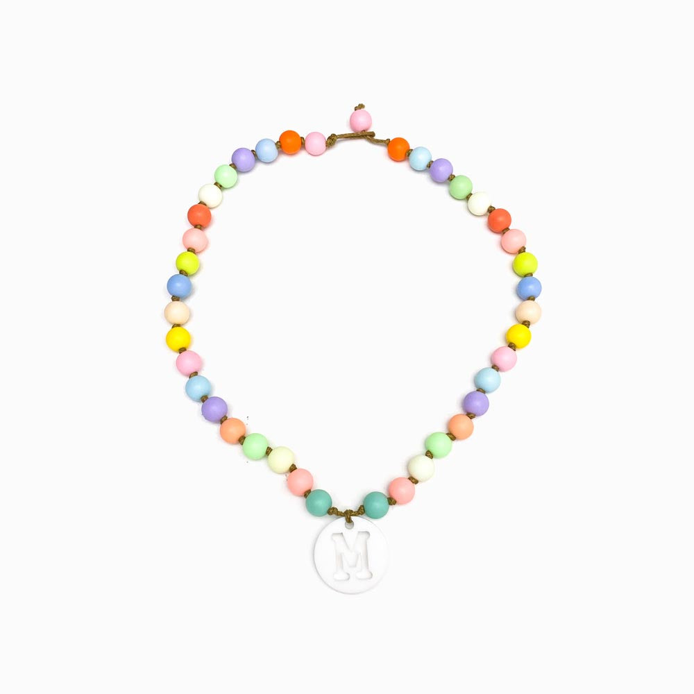 colar de contas acrílicas fosca 8mm