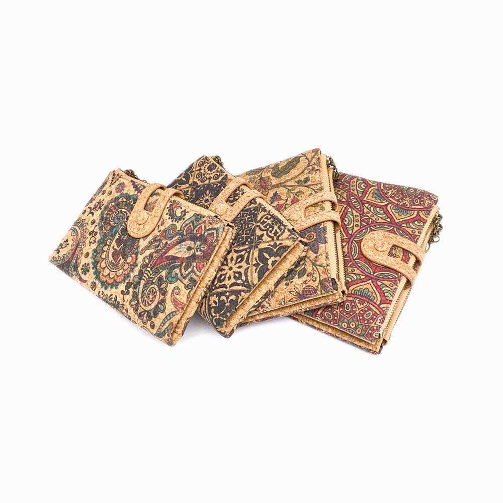 Set 4un Carteira de Cortiça Flex MC151006