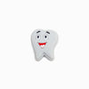 Contas de Silicone para Prendedor de Chucha Dente cinza