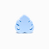 Contas de Silicone Folha 35x35mm AZUL BEBÉ