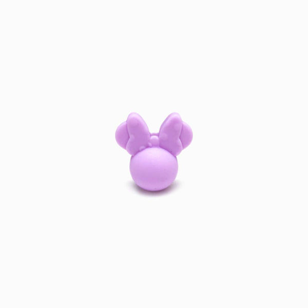 Contas de Silicone Minnie 21x20mm LAVANDA