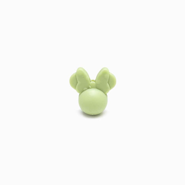 Contas de Silicone Minnie 21x20mm MILITAR