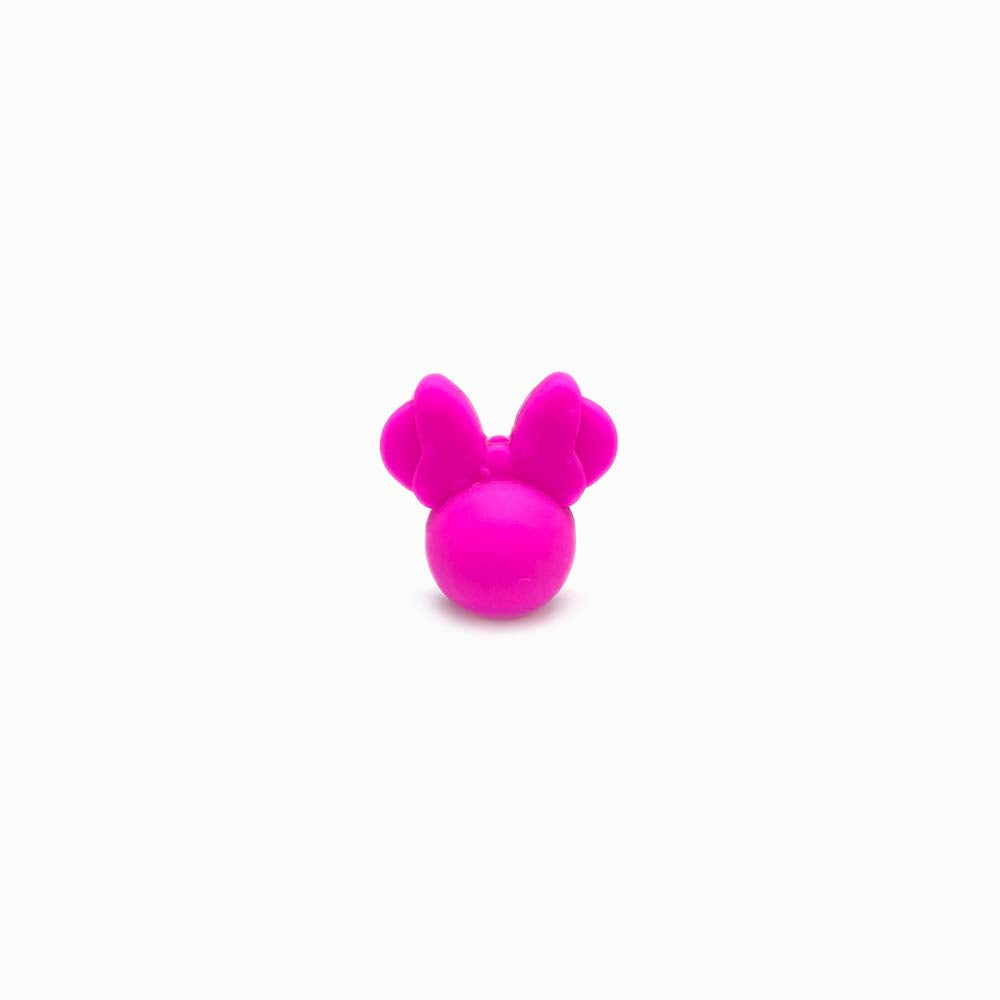 Contas de Silicone Minnie 21x20mm ROSA CHOQUE