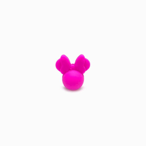 Contas de Silicone Minnie 21x20mm ROSA CHOQUE