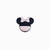 cabeca de minnie de silicone 35x30mm ROSA CLARO
