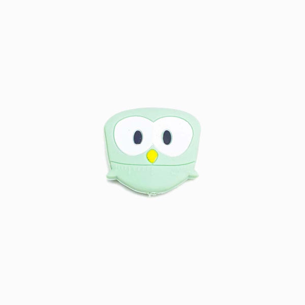 contas de silicone para prendedor de chucha design mocho verde ágiua