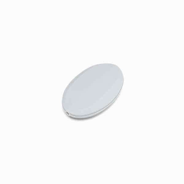 Contas de Silicone para Prendedor de Chucha Oval 30x26mm CINZA