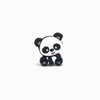 Contas de Silicone para Prendedor de Chucha Panda 26x25mm CINZA