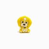 Contas de Silicone para Prendedor de Chucha Pug 29x24mm AMARELO TORRADO