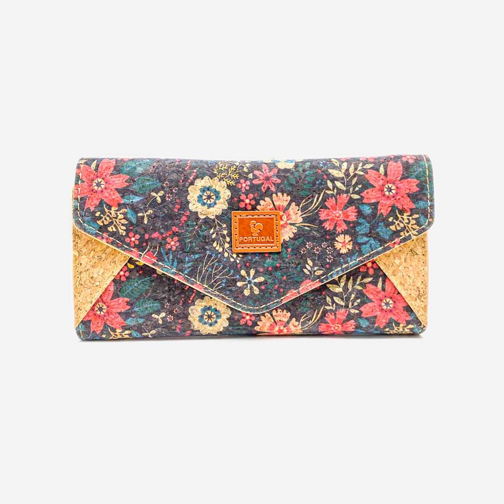 Carteira de Cortiça Flower Desenho TK191021 C