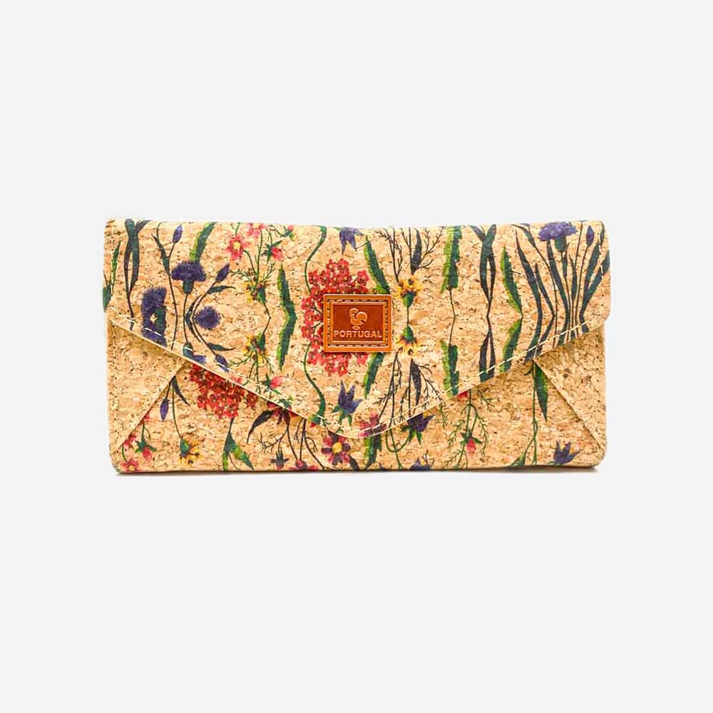 Carteira de Cortiça Flower Desenho TK191021 D
