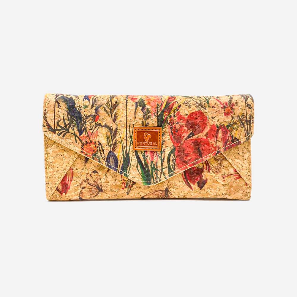 Carteira de Cortiça Flower Pattern TK191021