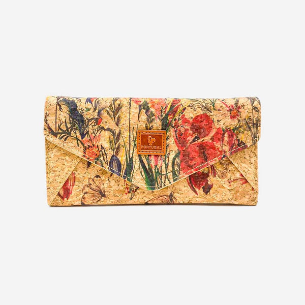 Carteira de Cortiça Flower Pattern TK191021