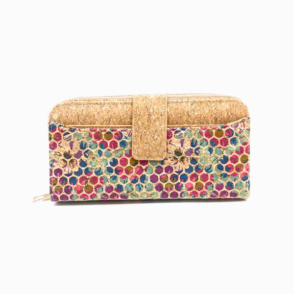 Carteira de Cortiça Natural Nest TC190106 Desenho A