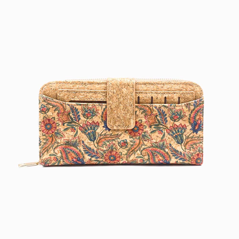 Carteira de Cortiça Natural Nest TC190106 Desenho E