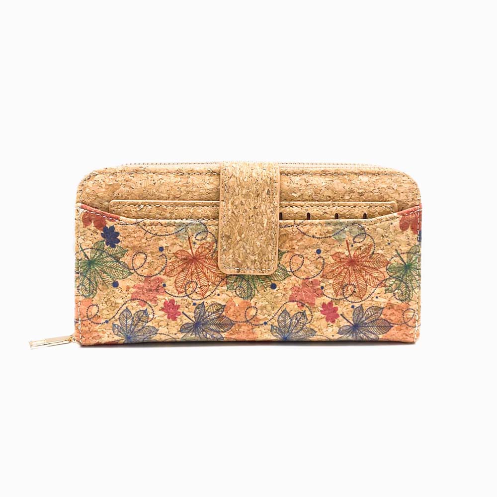 Carteira de Cortiça Natural Nest TC190106 Desenho F