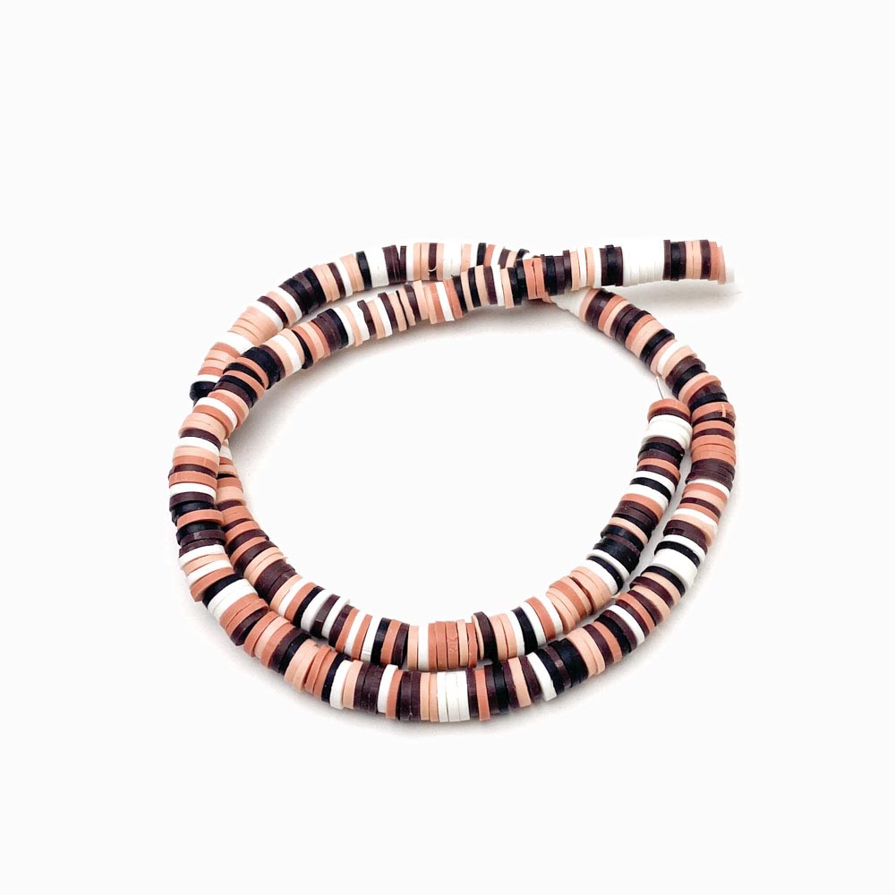 Fiada Discos de Fimo/Borracha Sortidos 6mm