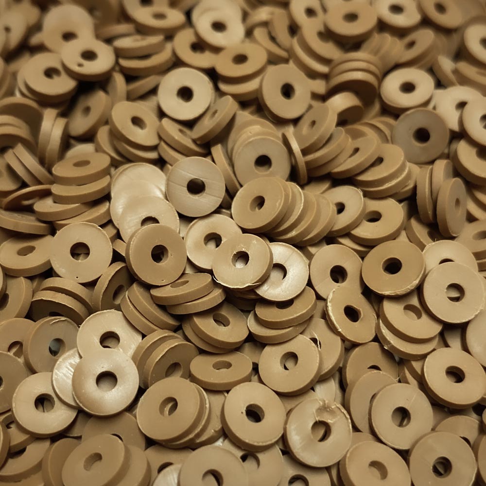 Discos de Fimo/Borracha 6mm