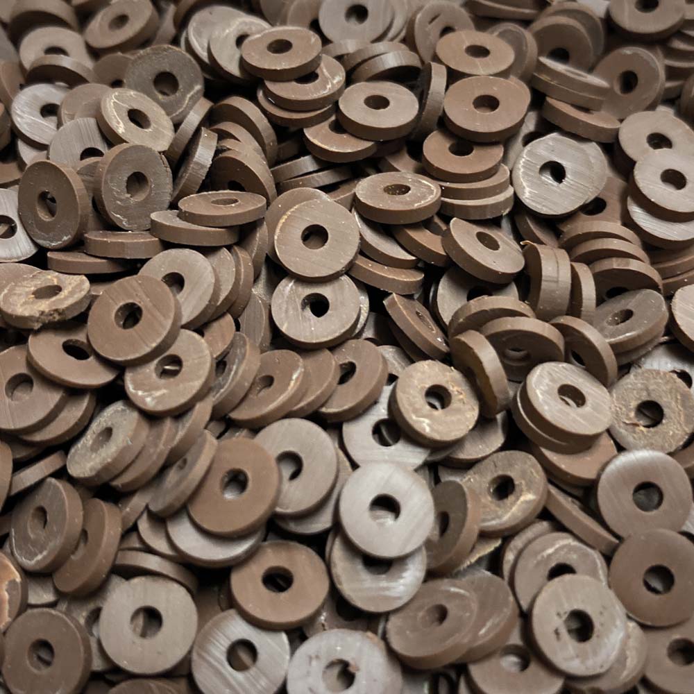 Discos de Fimo/Borracha 6mm