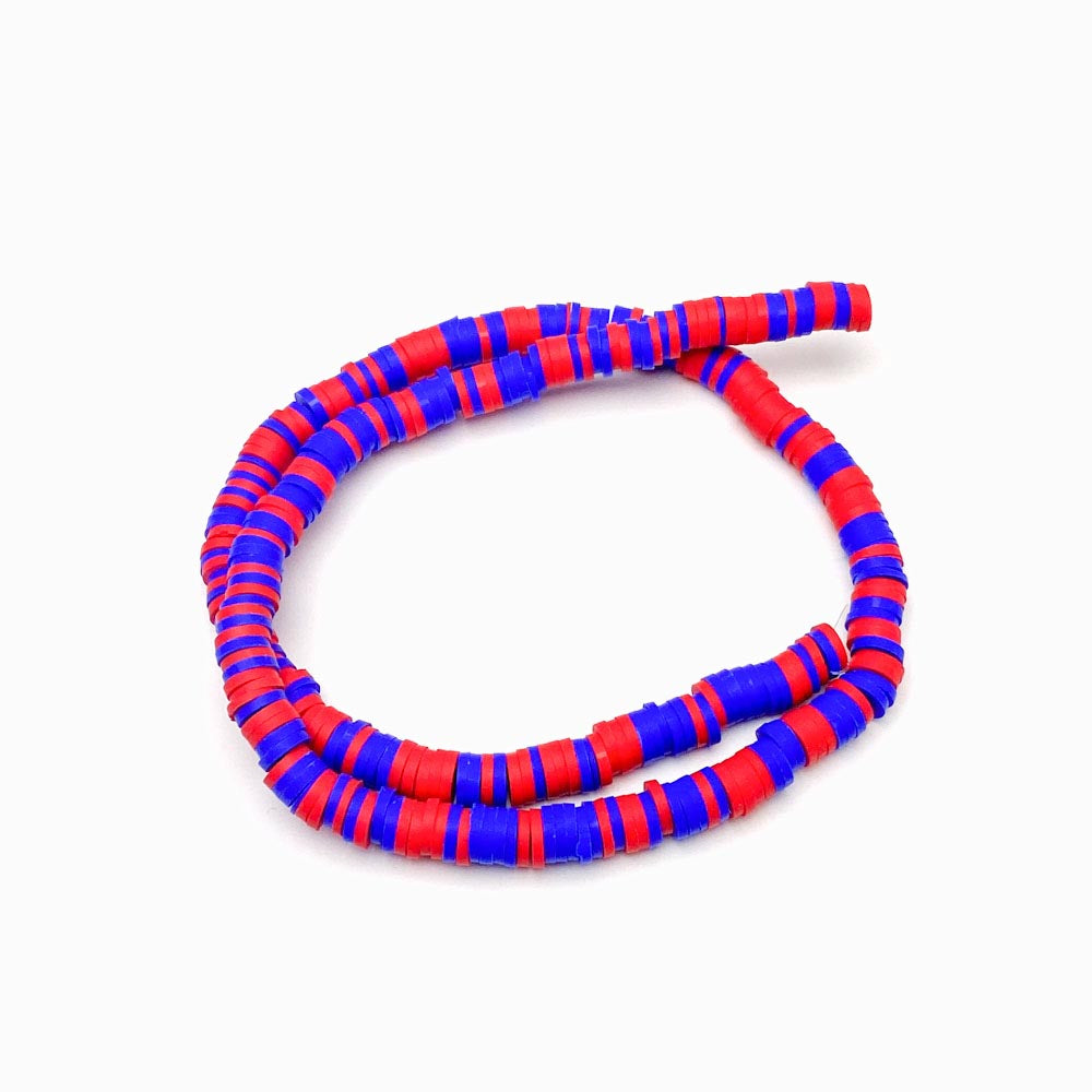 Fiada Discos de Fimo/Borracha Sortidos 6mm