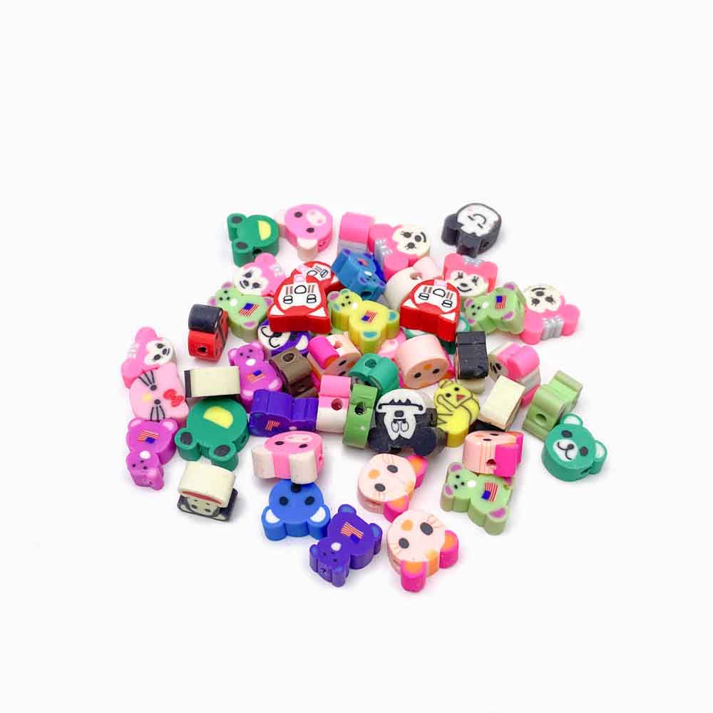 entremeio de borracha em forma de animais