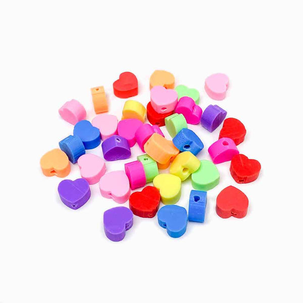 entremeio de borracha em forma de coração