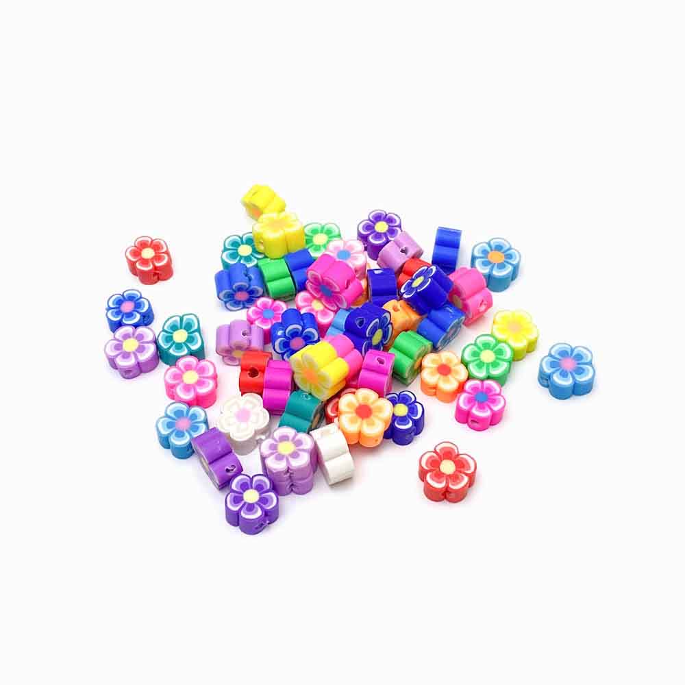 entremeio de borracha em forma de flores