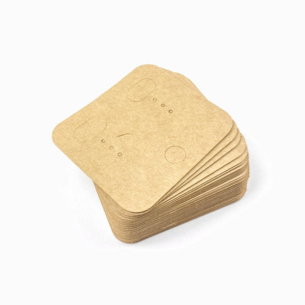 Etiqueta kraft para brincos