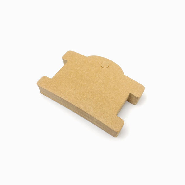 Pack 50 Etiqueta Kraft 95x65mm