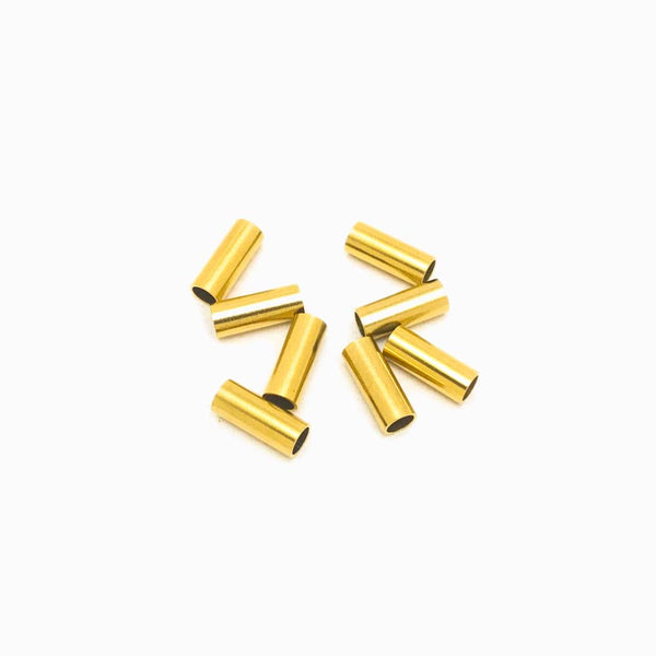 Espaçador Cilindro 10x4mm - Aço Inox Dourado