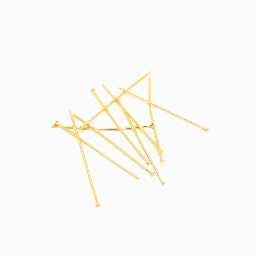 Pack 20 Espigões em Aço Inox Dourado 30mm