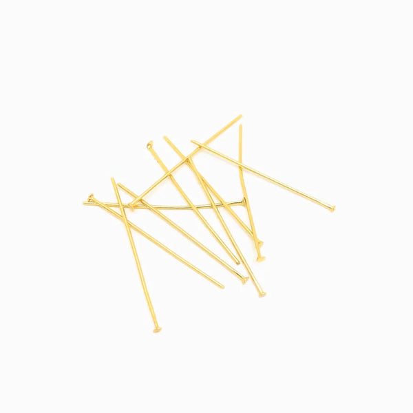 Pack 20 Espigões em Aço Inox Dourado 30mm