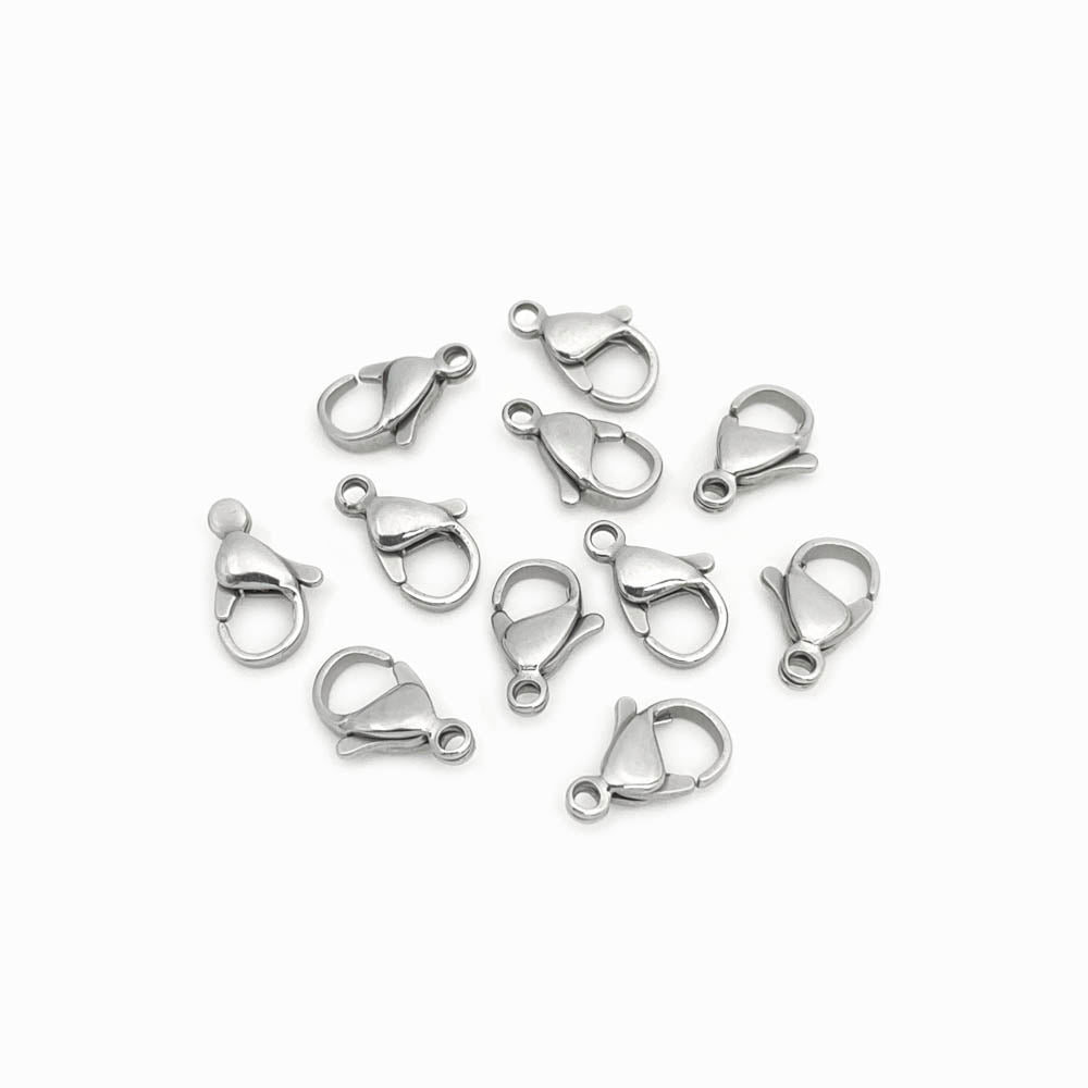 Fecho Camarão Aço Inox Prateado