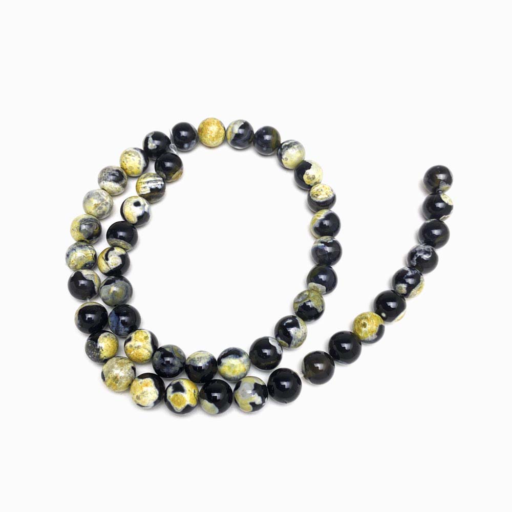 FIADA CONTAS DE PEDRA ÁGATA - 4