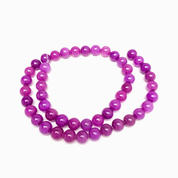 Fiada contas pedra ágata roxo