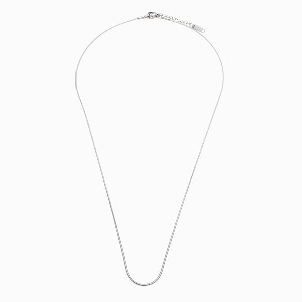 Fio malha snake em aço inox prateado