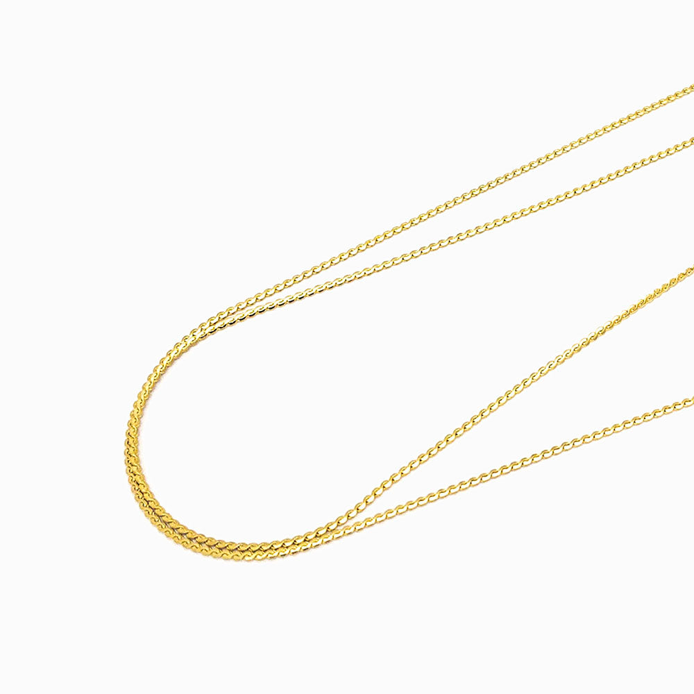 Fio achatado em aço inox dourado