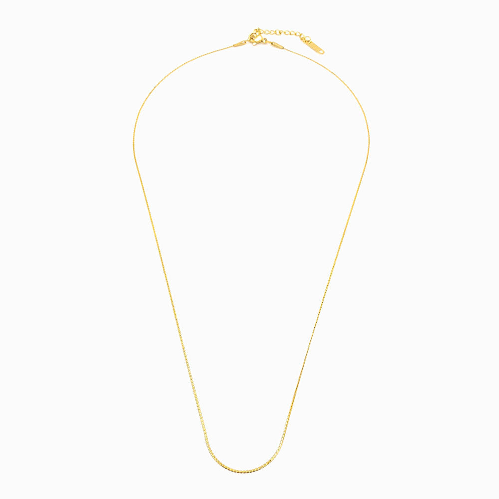 Fio achatado em aço inox prateado