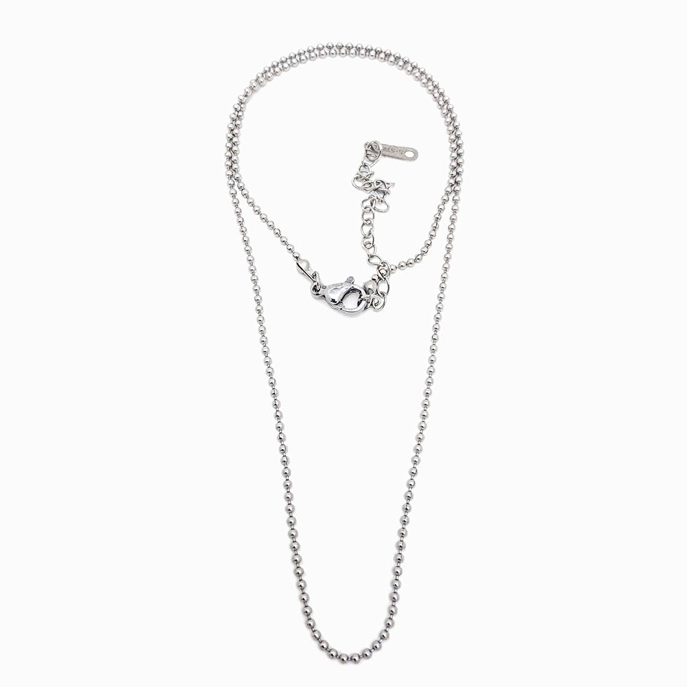 Fio bolinha em aço inox prateado