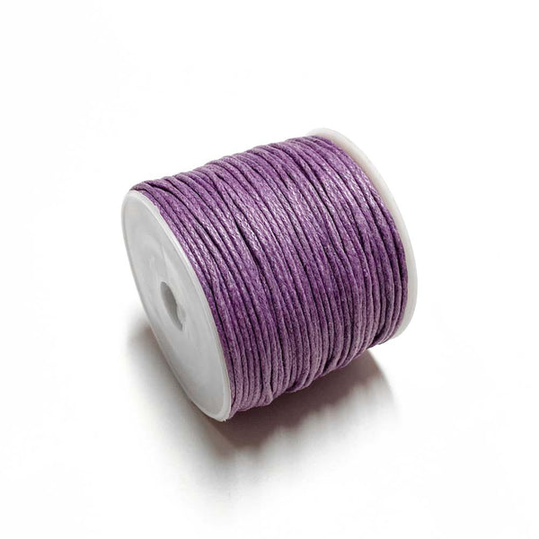 Fio de algodão encerado 1mm lilás