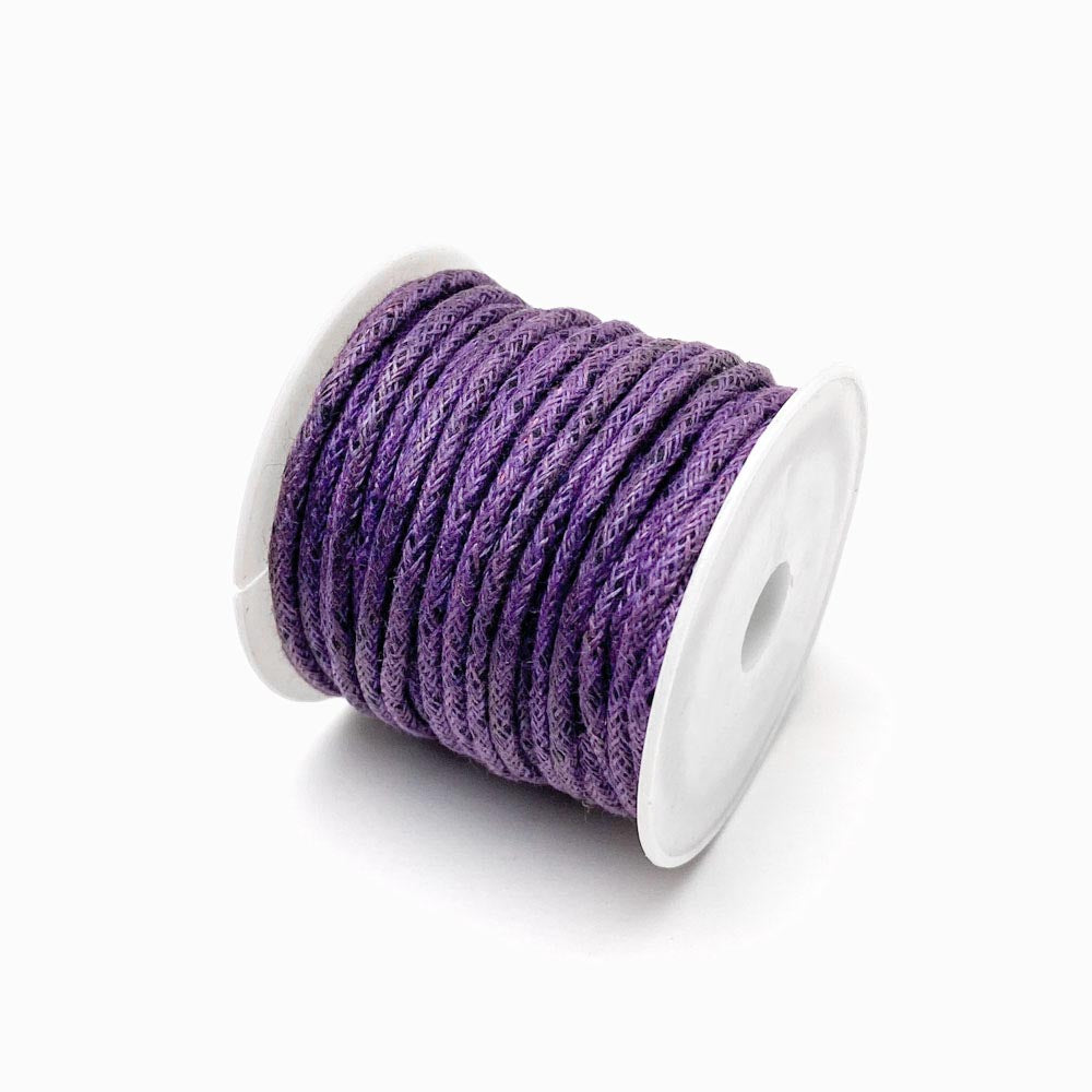 Fio de algodão encerado 2mm roxo