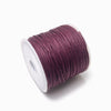 Fio de algodão encerado 1mm bordô escuro