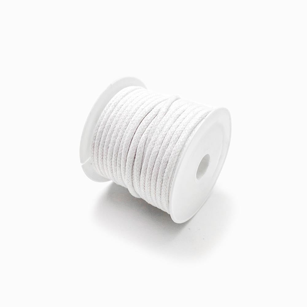 Fio de algodão encerado 2mm branco