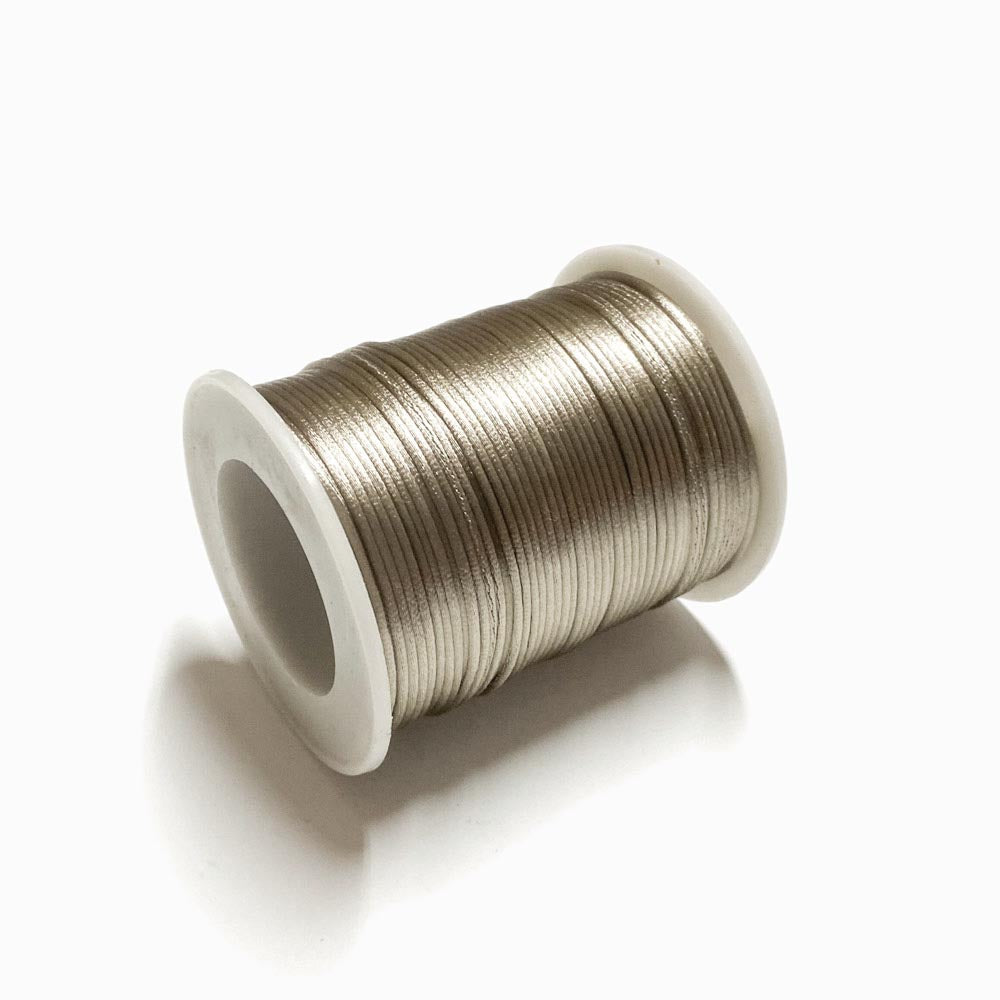 Fio de seda 2.5mm cinza