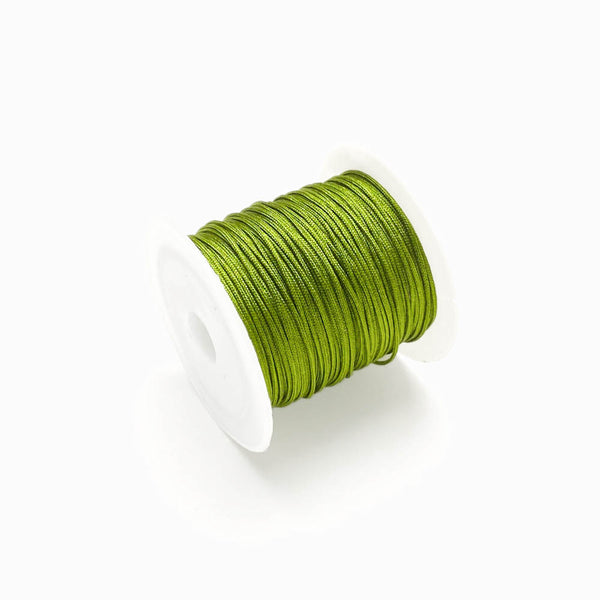 Fio sintético encerado 0.8mm verde militar