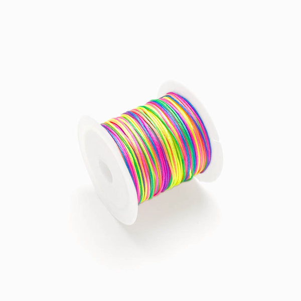 Fio sintético encerado 0.8mm arco íris
