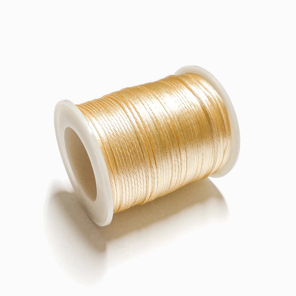 Fio de seda 2.5mm pêssego